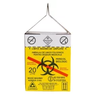 Cutii carton pentru deseuri ANATOMIE PATOLOGICA 10 L cu SAC