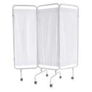 Paravan medical cu roti,  3 sectiuni